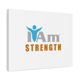 I Am Strength Canvas Wall Art - Inspirational Home Decor