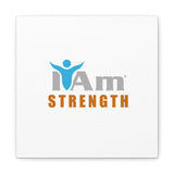 I Am Strength Canvas Wall Art - Inspirational Home Decor