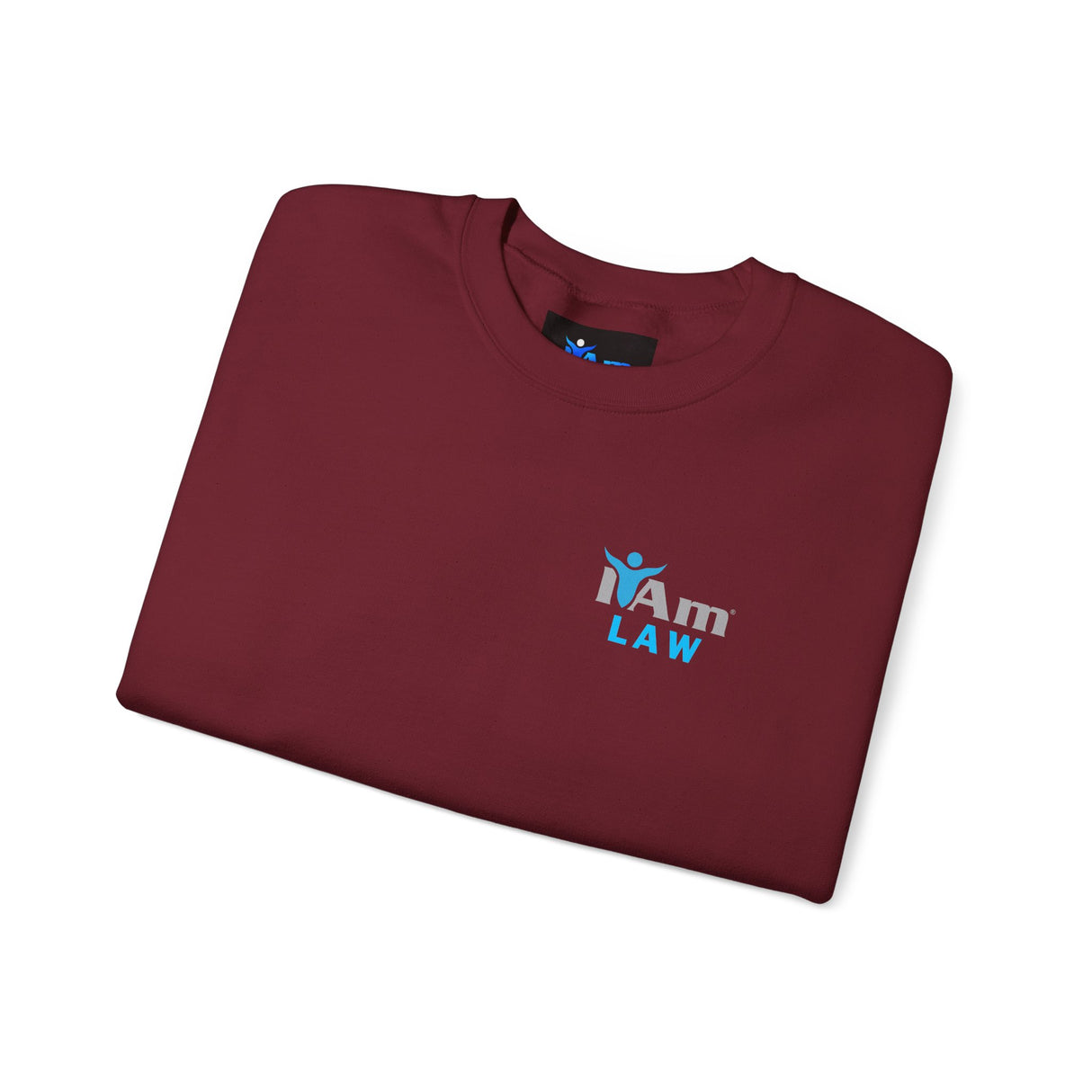 "I Am Law" Affirmation Unisex Crewneck Sweatshirt -I Am Law Inspirational Design