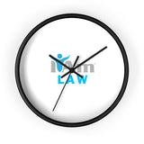 "I Am Law" Motivational Wall Clock - Modern Home Decor for Mindfulness and Serenity