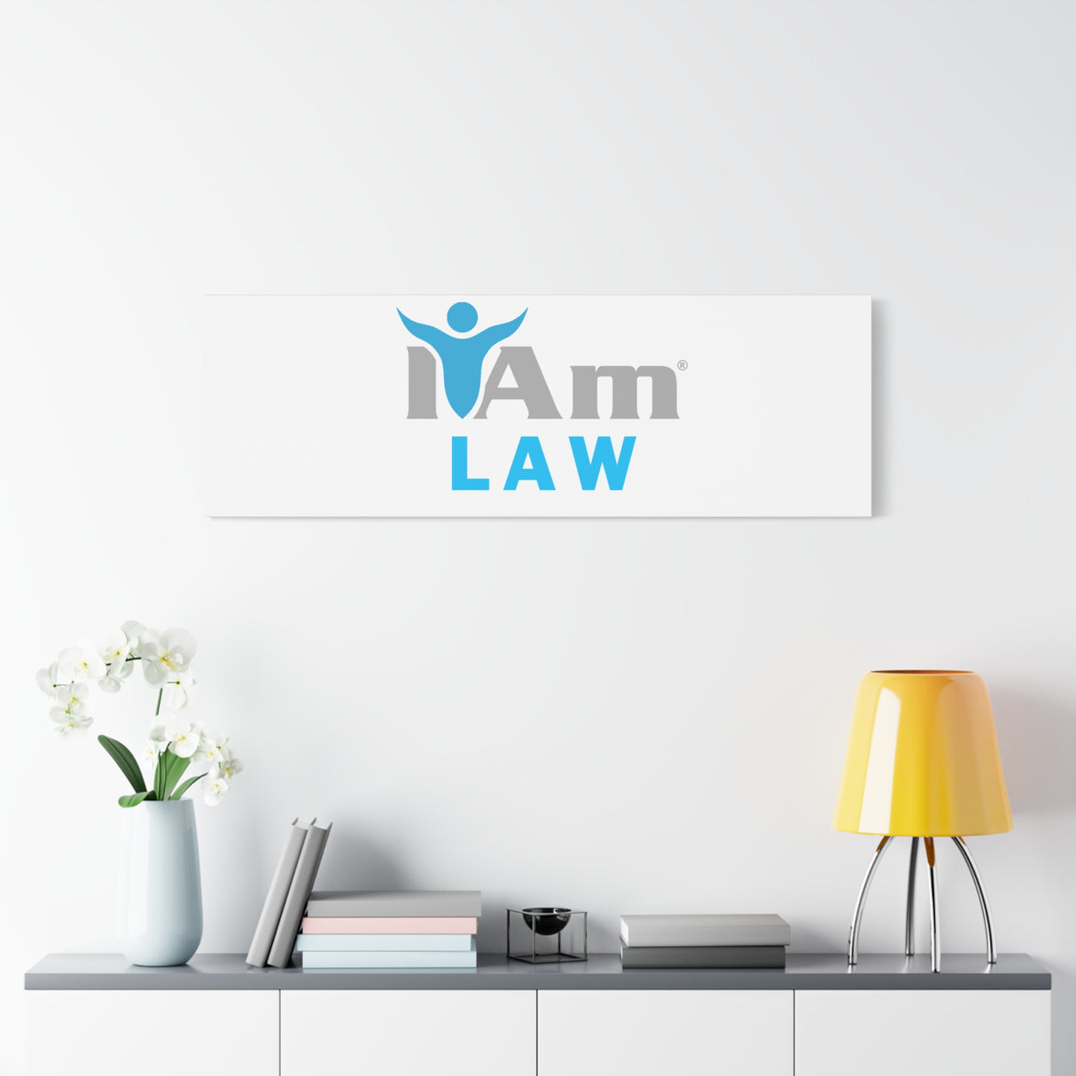 I Am Law Canvas Wall Art - Inspirational Home Decor