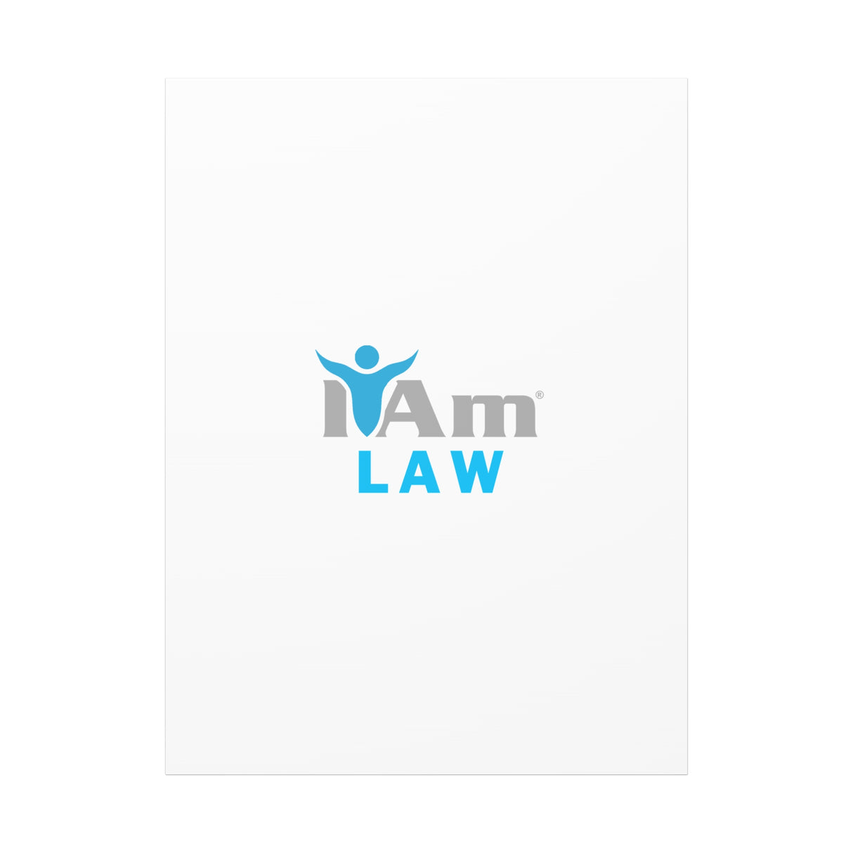 I Am Law Canvas Wall Art - Inspirational Home Decor