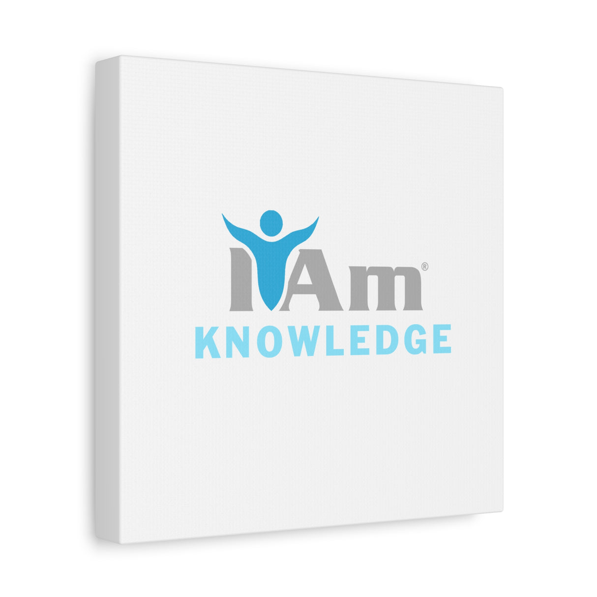 I Am Knowledge Canvas Wall Art - Inspirational Home Decor