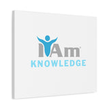 I Am Knowledge Canvas Wall Art - Inspirational Home Decor