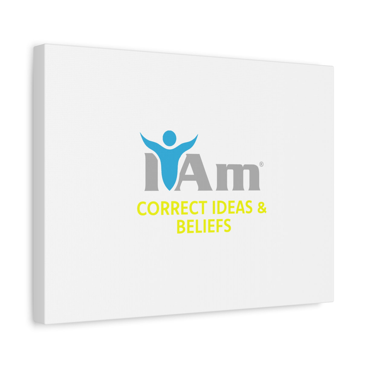 I Am Correct Ideas and Beliefs Canvas Wall Art - Inspirational Home Decor