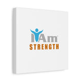 I Am Strength Canvas Wall Art - Inspirational Home Decor