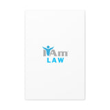 I Am Law Canvas Wall Art - Inspirational Home Decor