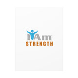 I Am Strength Canvas Wall Art - Inspirational Home Decor