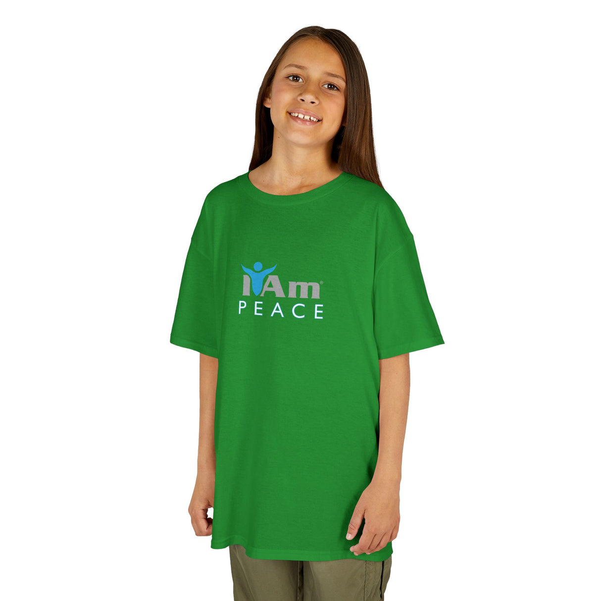 Girls Heavy Cotton 'I Am Peace'™ Tee