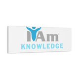 I Am Knowledge Canvas Wall Art - Inspirational Home Decor