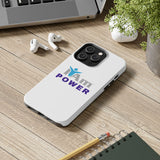 "I Am Power" Affirmation Inspirational Tough Phone Case - I Am POWER Motivational Design