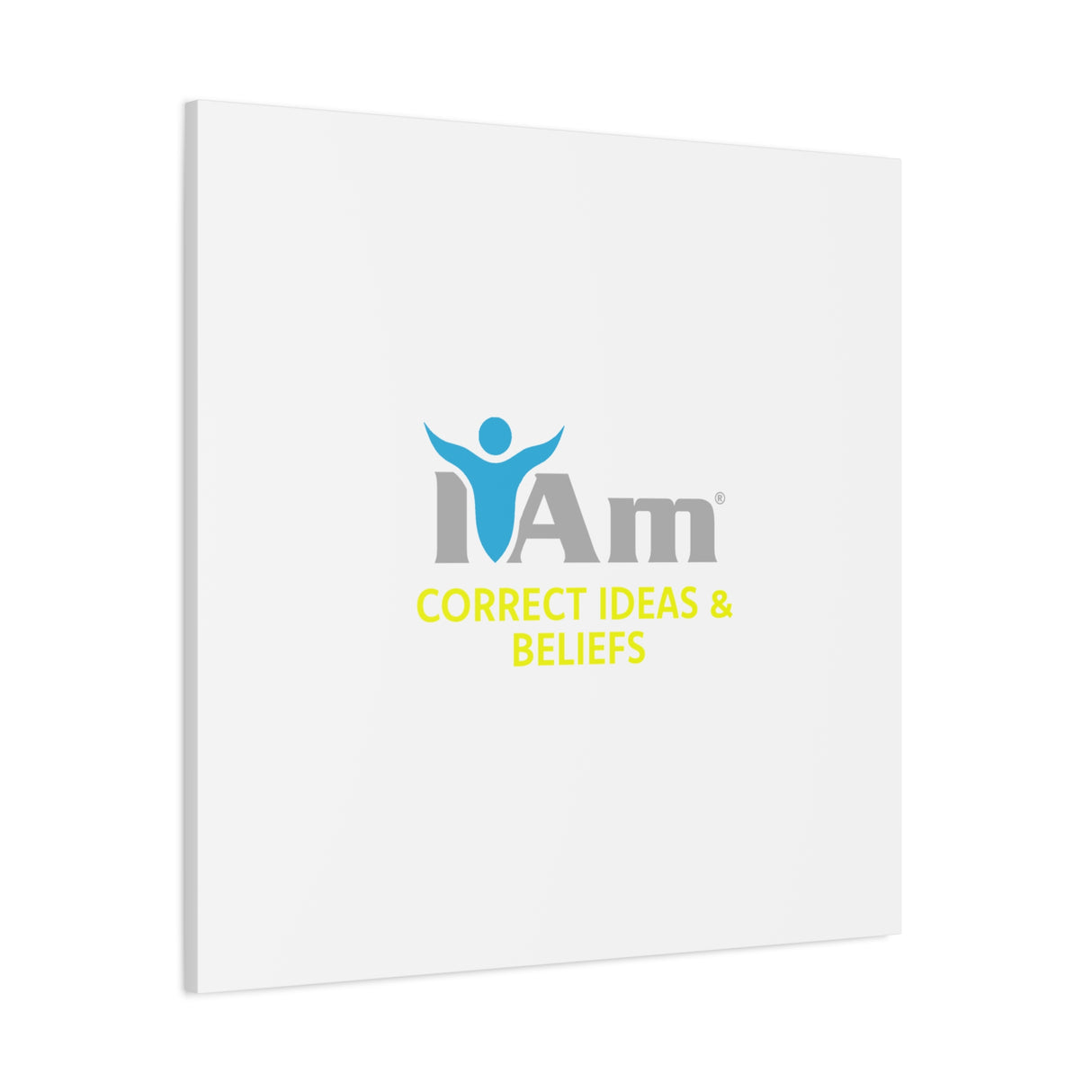 I Am Correct Ideas and Beliefs Canvas Wall Art - Inspirational Home Decor