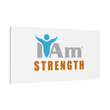 I Am Strength Canvas Wall Art - Inspirational Home Decor