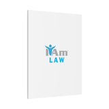 I Am Law Canvas Wall Art - Inspirational Home Decor