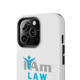 "I Am Law" Affirmation Inspirational Tough Phone Case - I Am Law Motivational Design