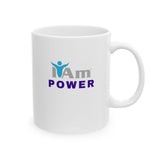 "I Am Power" Affirmational Ceramic Mug - Perfect Motivation for Coffee Lovers & Gifts