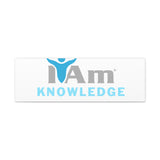 I Am Knowledge Canvas Wall Art - Inspirational Home Decor