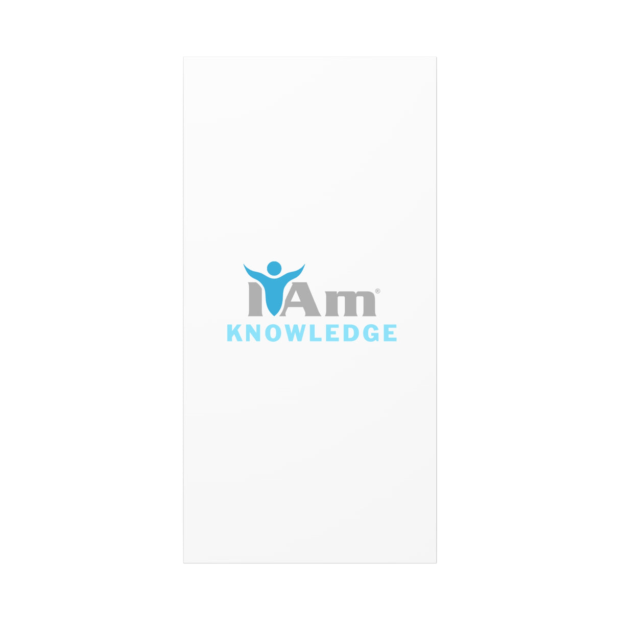 I Am Knowledge Canvas Wall Art - Inspirational Home Decor