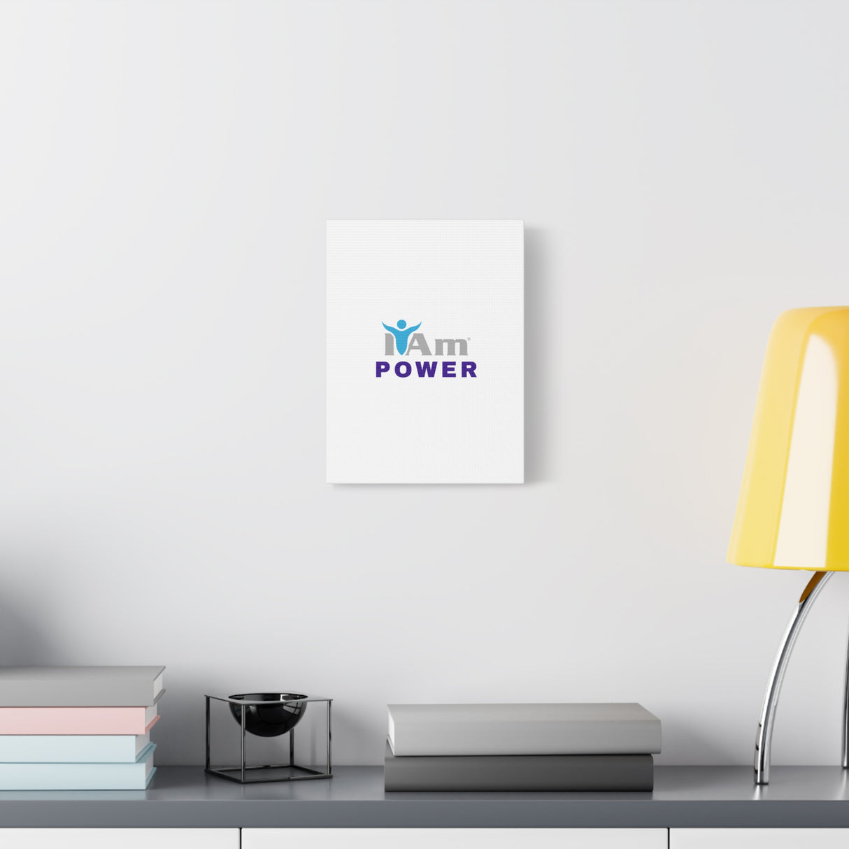 I Am Power Canvas Wall Art - Inspirational Home Decor