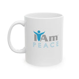 "I Am Peace" Affirmational Ceramic Mug - Perfect Motivation for Coffee Lovers & Gifts