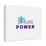 I Am Power Canvas Wall Art - Inspirational Home Decor