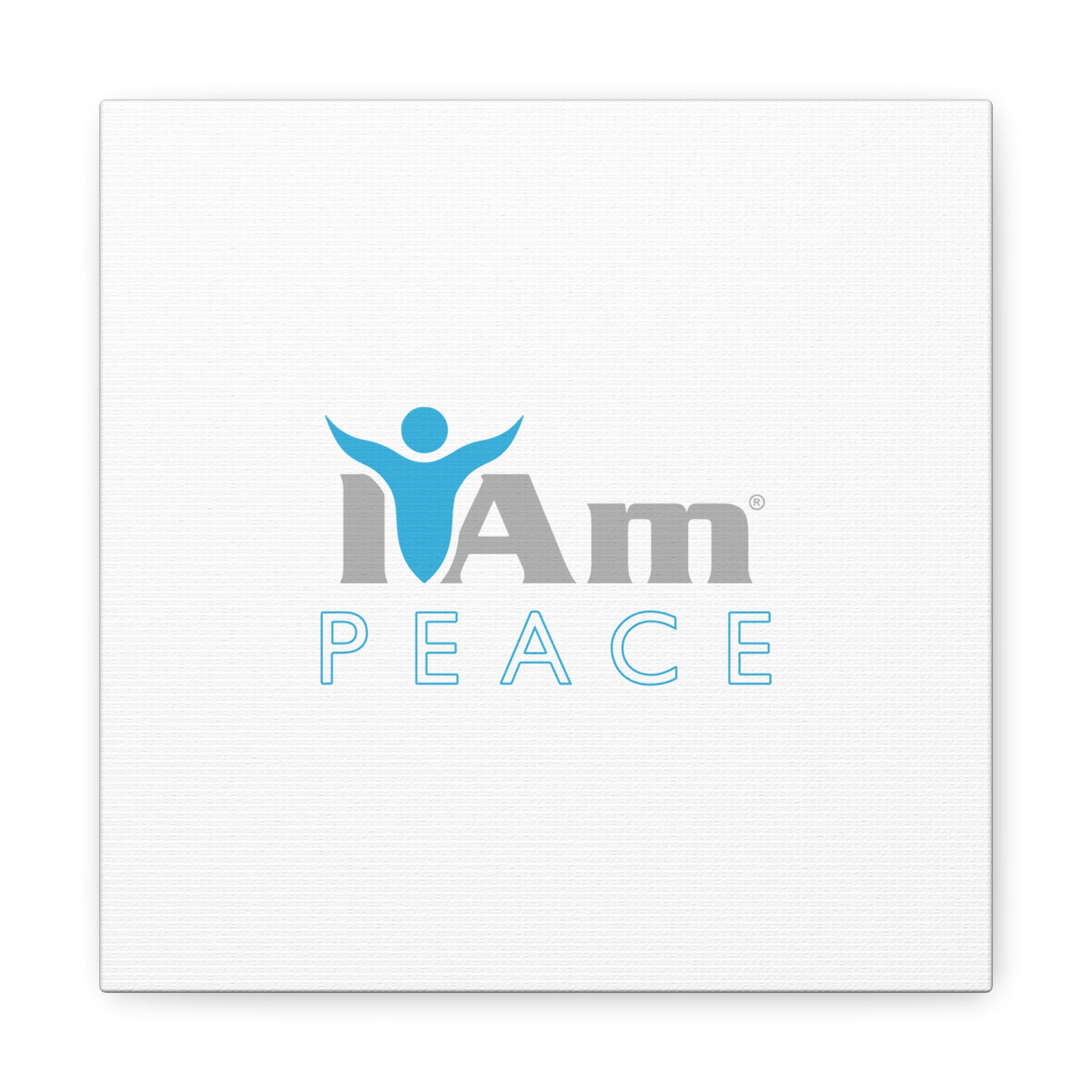 I Am Peace Canvas Wall Art - Inspirational Home Decor