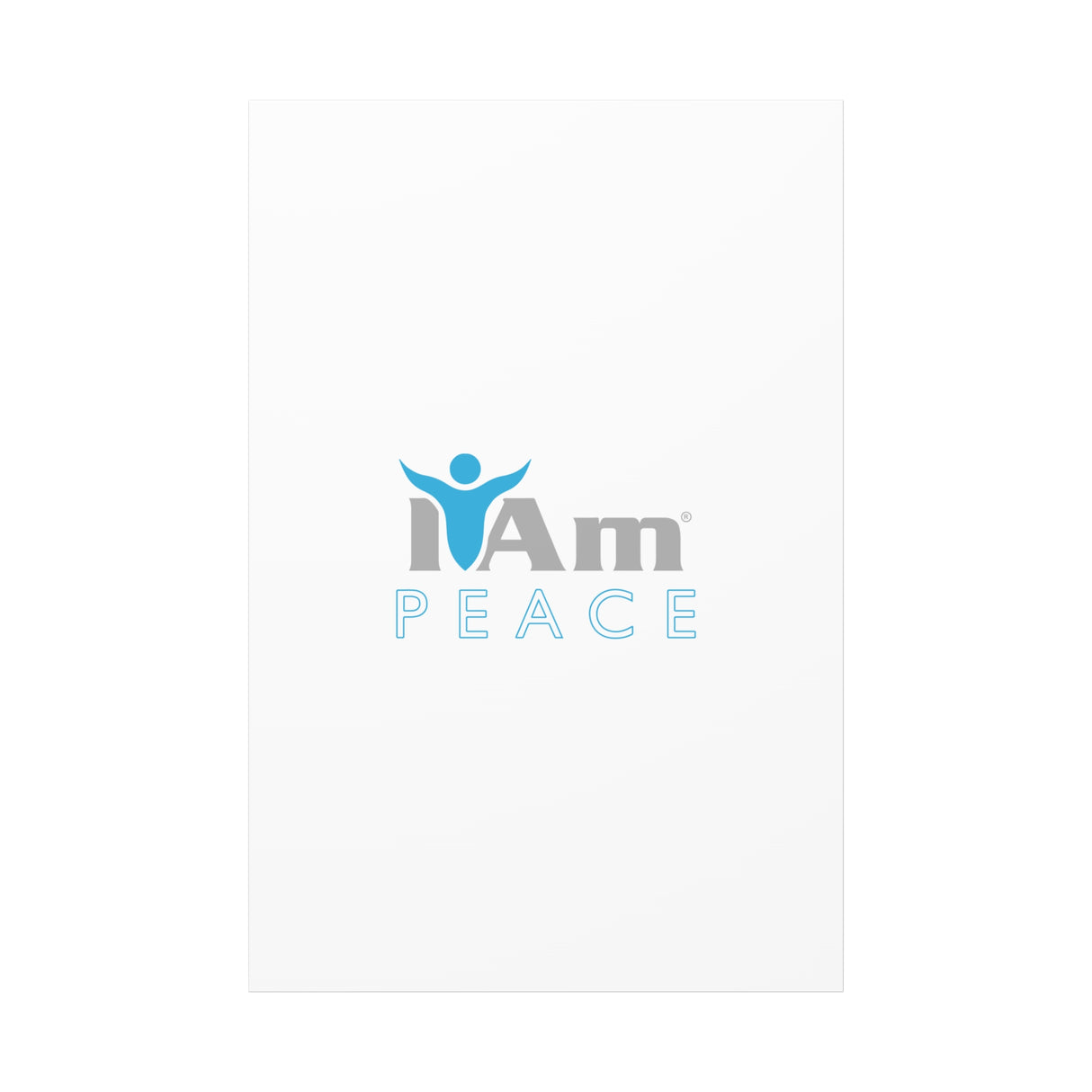 I Am Peace Canvas Wall Art - Inspirational Home Decor