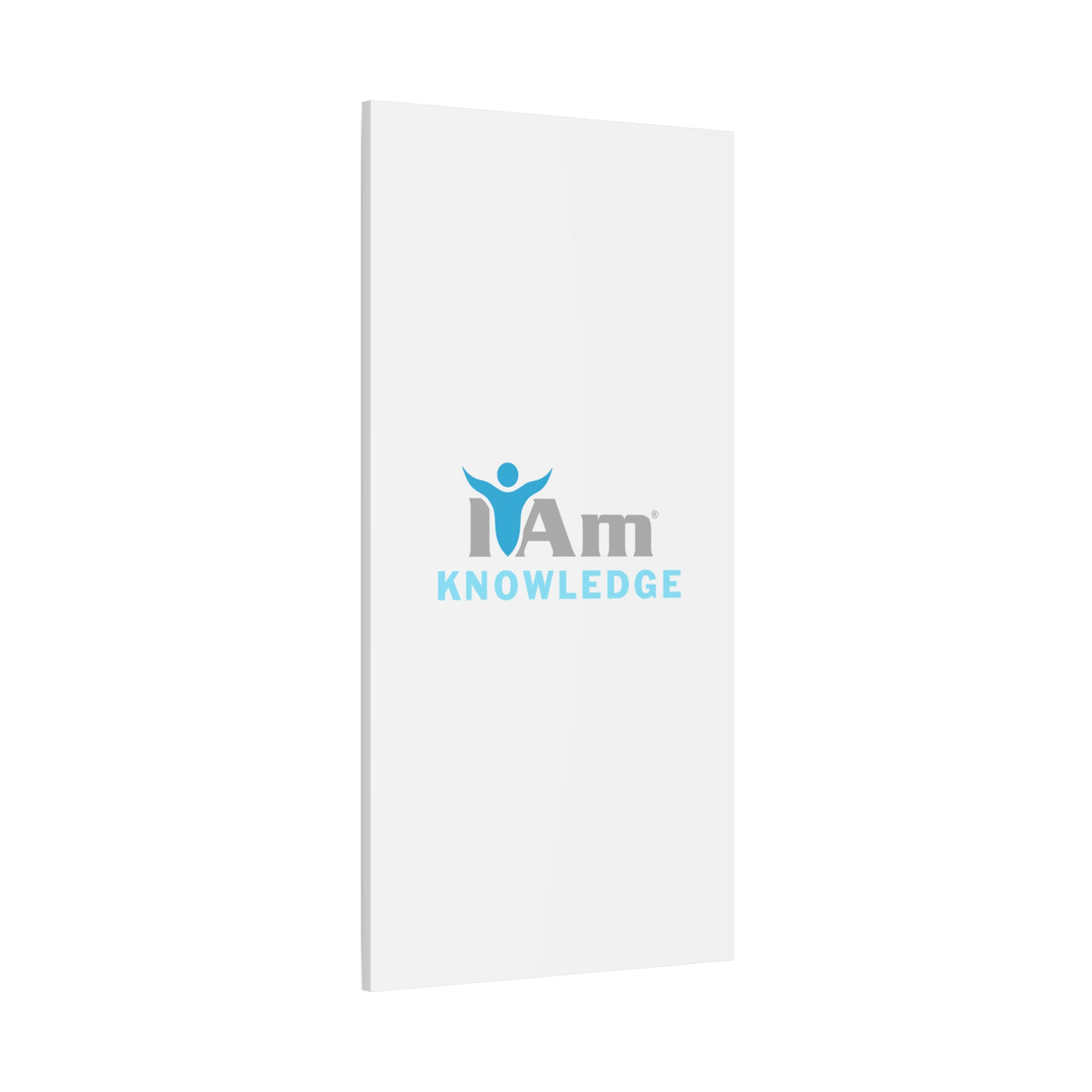 I Am Knowledge Canvas Wall Art - Inspirational Home Decor