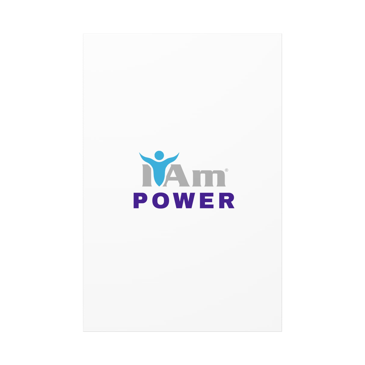 I Am Power Canvas Wall Art - Inspirational Home Decor