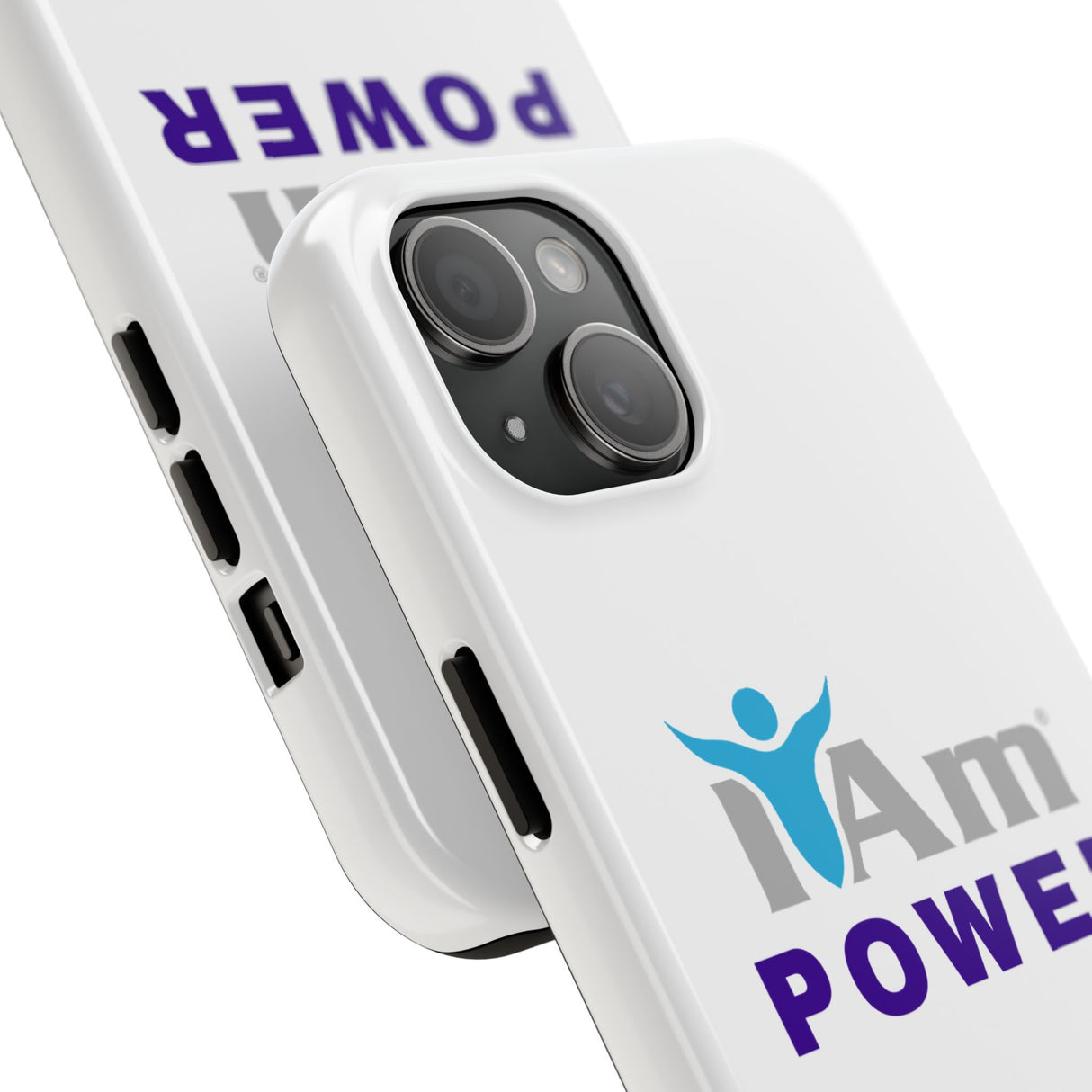 "I Am Power" Affirmation Inspirational Tough Phone Case - I Am POWER Motivational Design