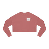 'I Am Peace' Stylish Women's Cropped Sweatshirt - Perfect for Casual Looks
