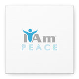 I Am Peace Canvas Wall Art - Inspirational Home Decor