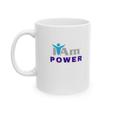 "I Am Power" Affirmational Ceramic Mug - Perfect Motivation for Coffee Lovers & Gifts