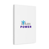 I Am Power Canvas Wall Art - Inspirational Home Decor