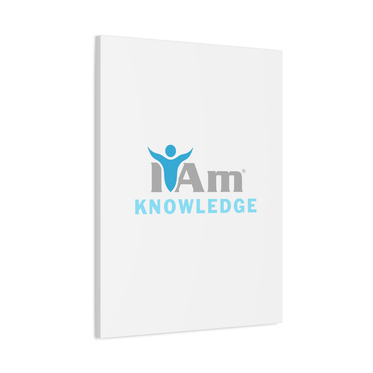 I Am Knowledge Canvas Wall Art - Inspirational Home Decor