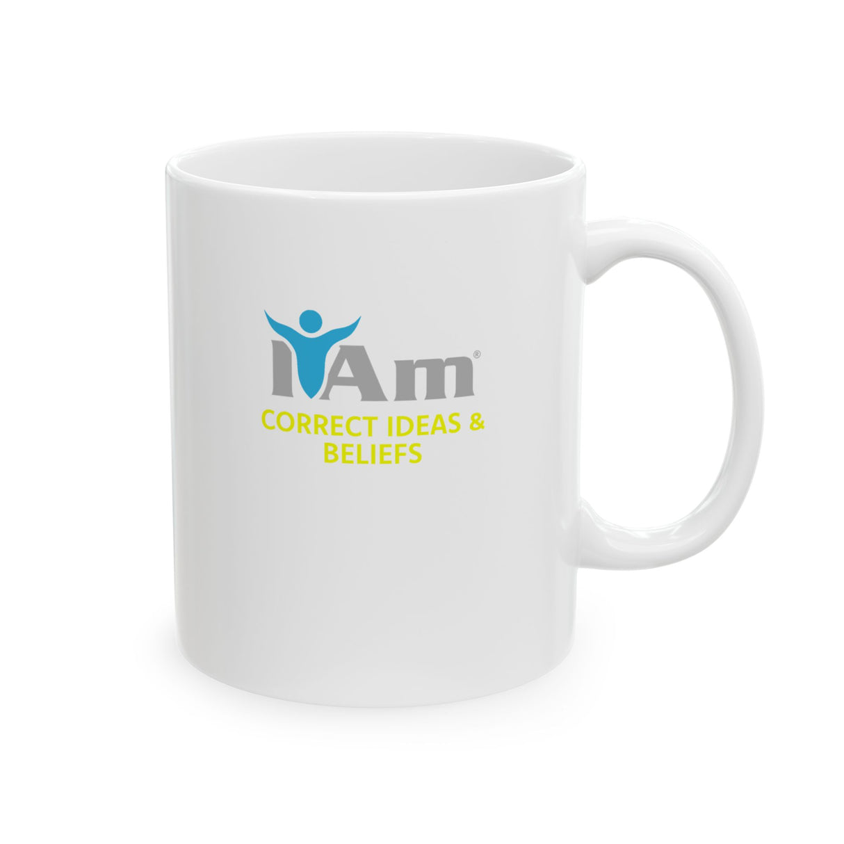 "I Am Correct Ideas and Beliefs" Affirmational Ceramic Mug - Perfect Motivation for Coffee Lovers & Gifts