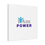 I Am Power Canvas Wall Art - Inspirational Home Decor