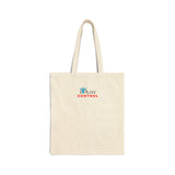 I Am Control Cotton Canvas Tote Bag - Eco-Friendly Motivational Tote for Everyday Use