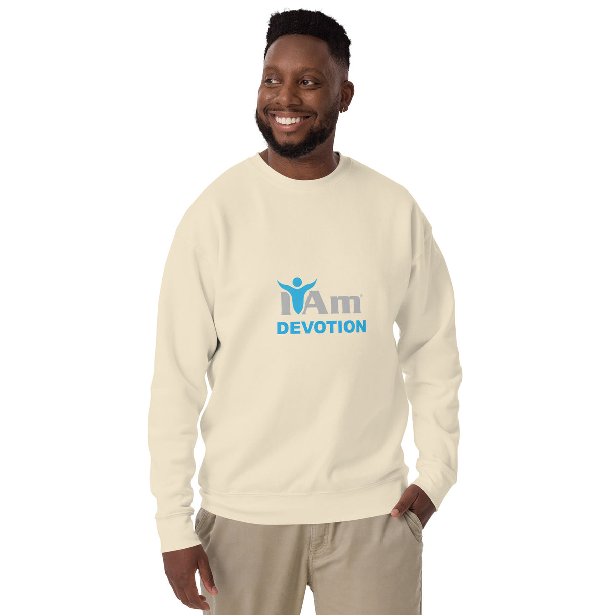 "I Am Devotion" Self-Empowerment Affirmation Unisex Premium Sweatshirt