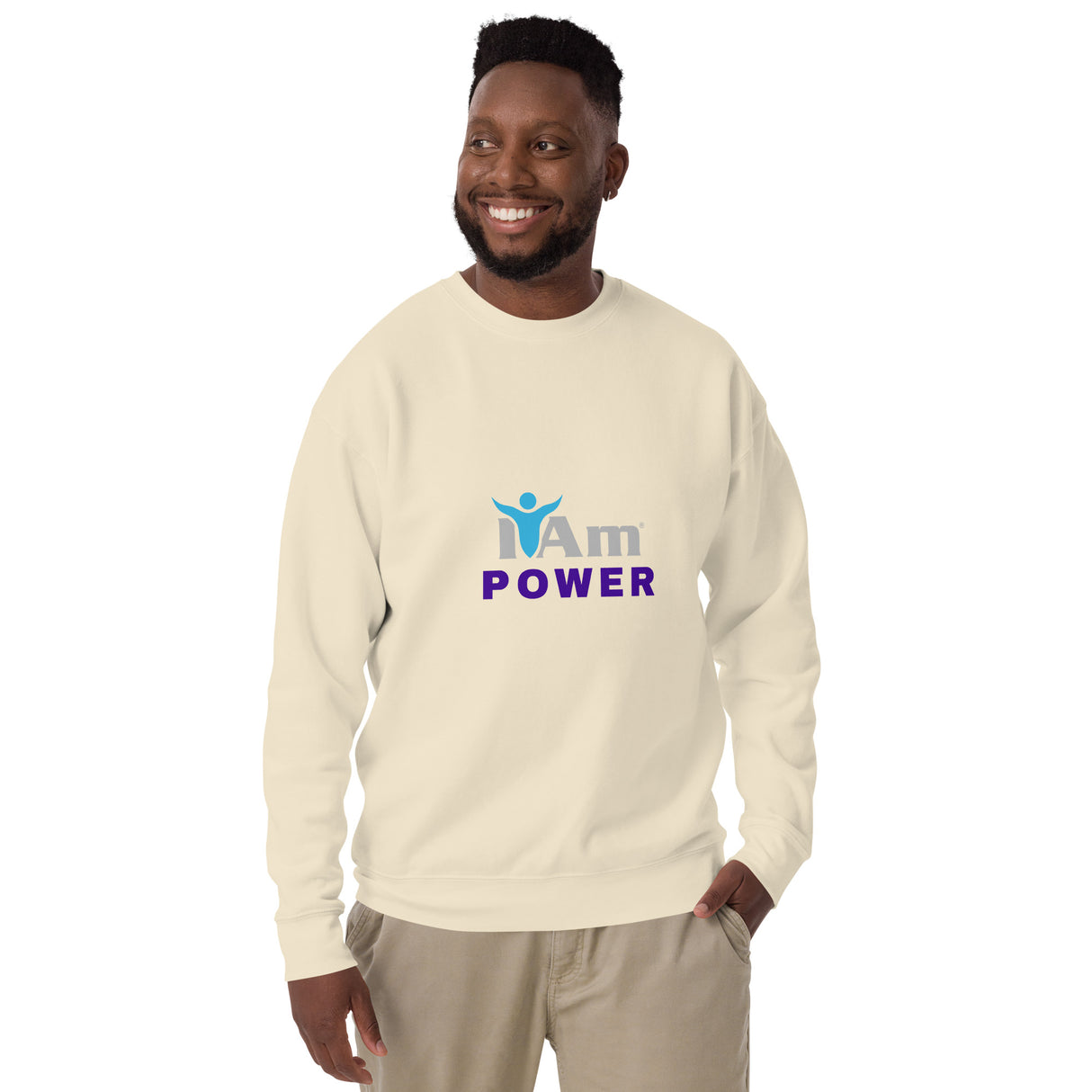 "I Am Power" Self-Empowerment Affirmation Unisex Premium Sweatshirt