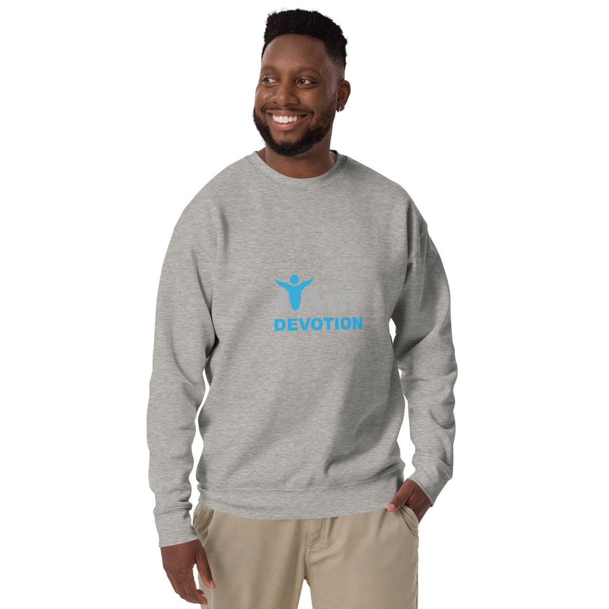 "I Am Devotion" Self-Empowerment Affirmation Unisex Premium Sweatshirt