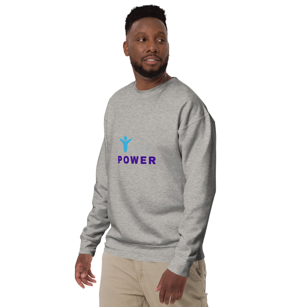 "I Am Power" Self-Empowerment Affirmation Unisex Premium Sweatshirt