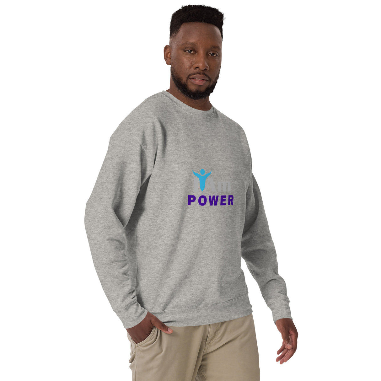 "I Am Power" Self-Empowerment Affirmation Unisex Premium Sweatshirt