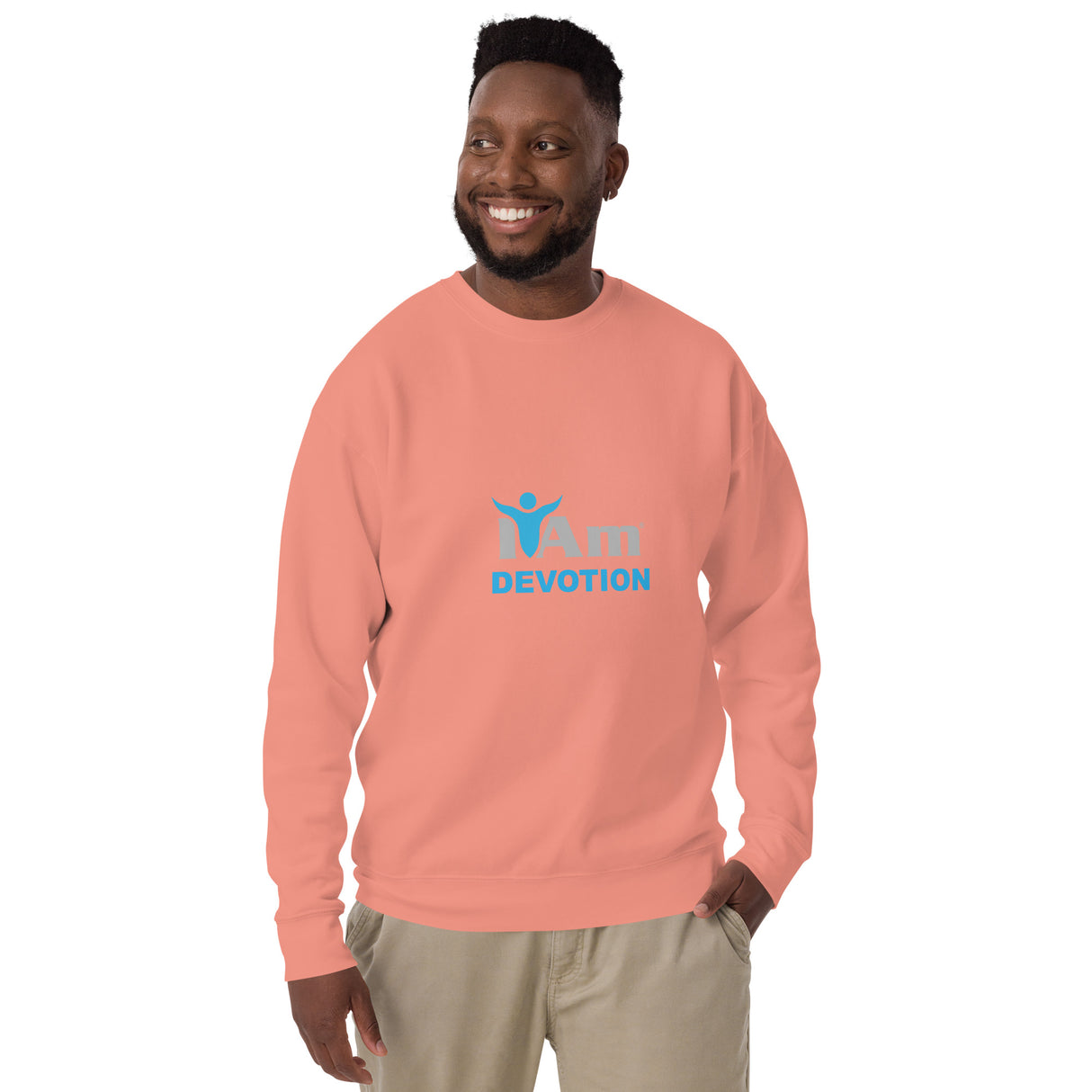 "I Am Devotion" Self-Empowerment Affirmation Unisex Premium Sweatshirt