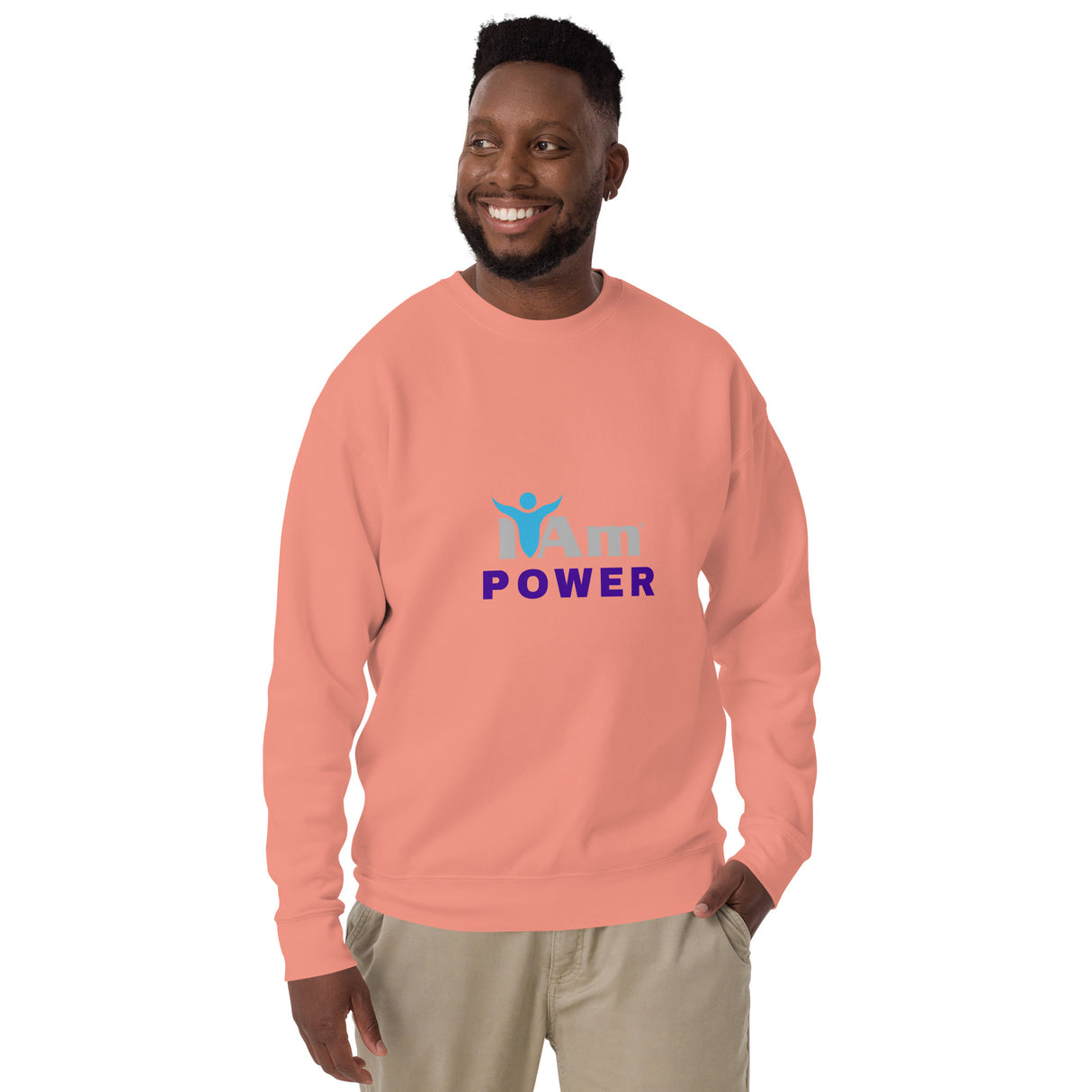 "I Am Power" Self-Empowerment Affirmation Unisex Premium Sweatshirt