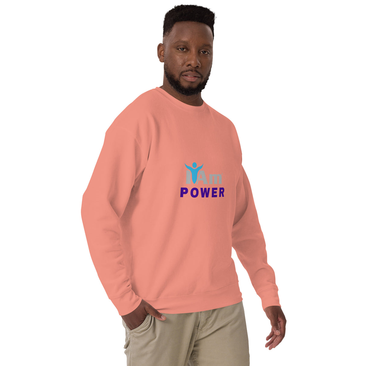 "I Am Power" Self-Empowerment Affirmation Unisex Premium Sweatshirt