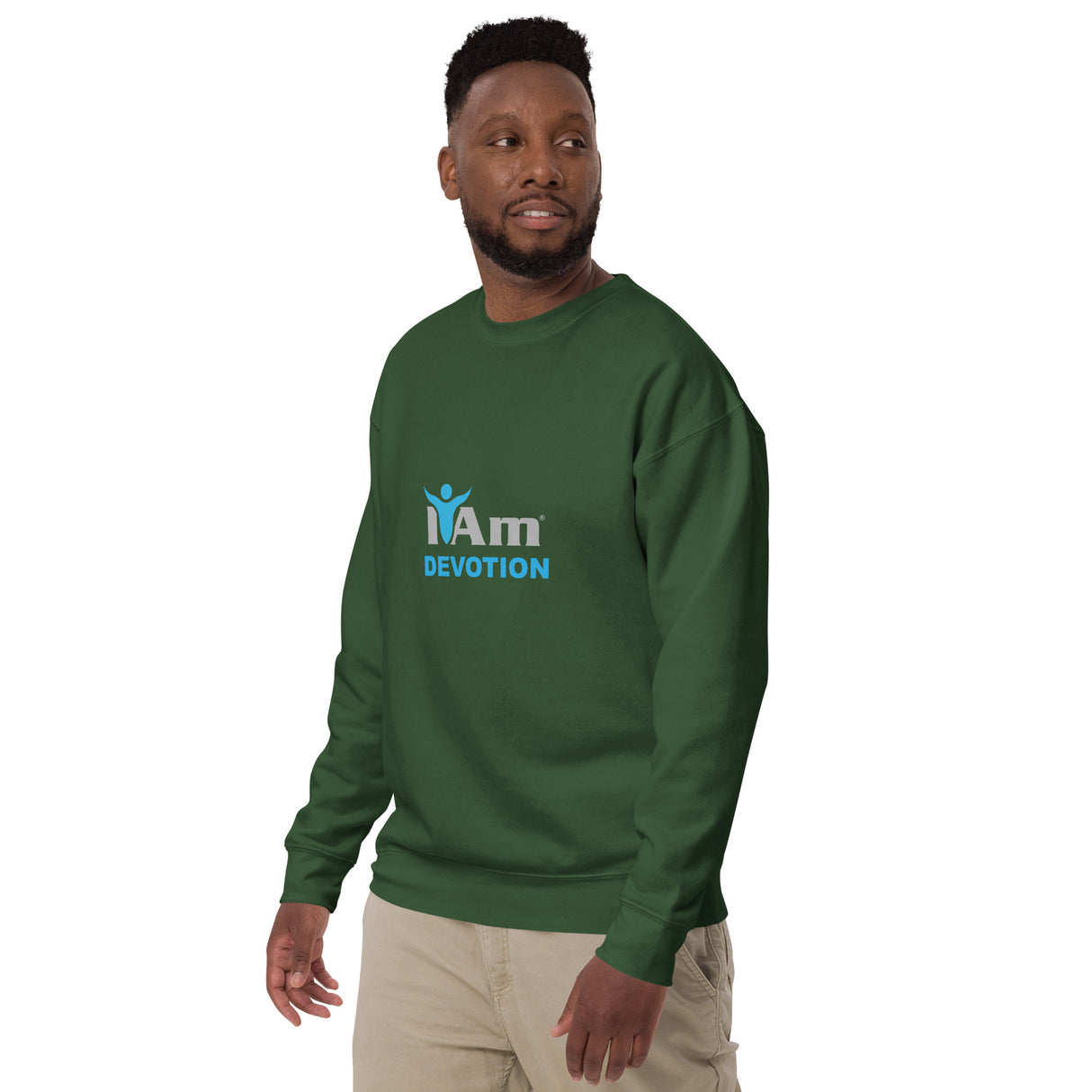 "I Am Devotion" Self-Empowerment Affirmation Unisex Premium Sweatshirt