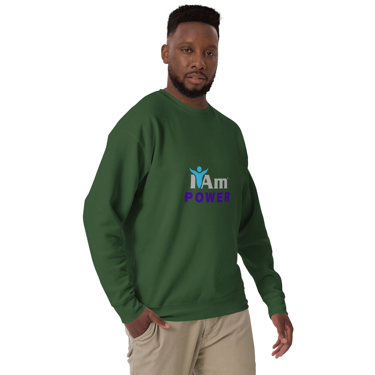 "I Am Power" Self-Empowerment Affirmation Unisex Premium Sweatshirt