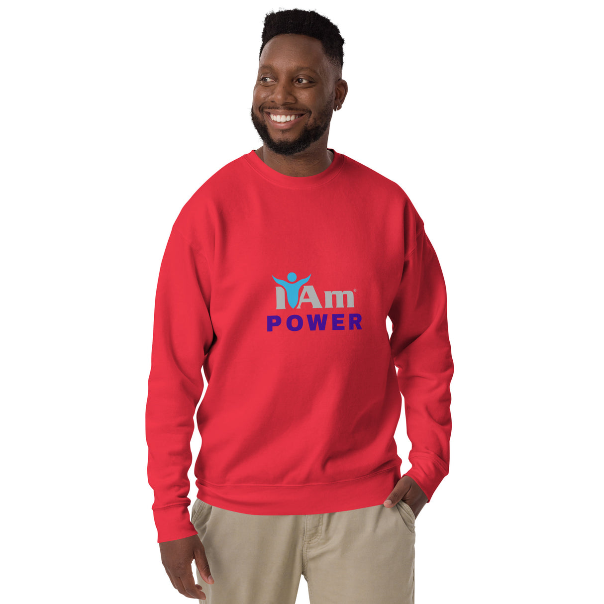 "I Am Power" Self-Empowerment Affirmation Unisex Premium Sweatshirt