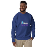 "I Am Power" Self-Empowerment Affirmation Unisex Premium Sweatshirt